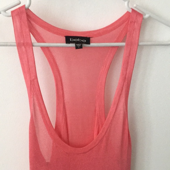 Bebe Pink Tunic Size Small - Picture 2 of 3